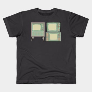 Green Classic Television Kids T-Shirt